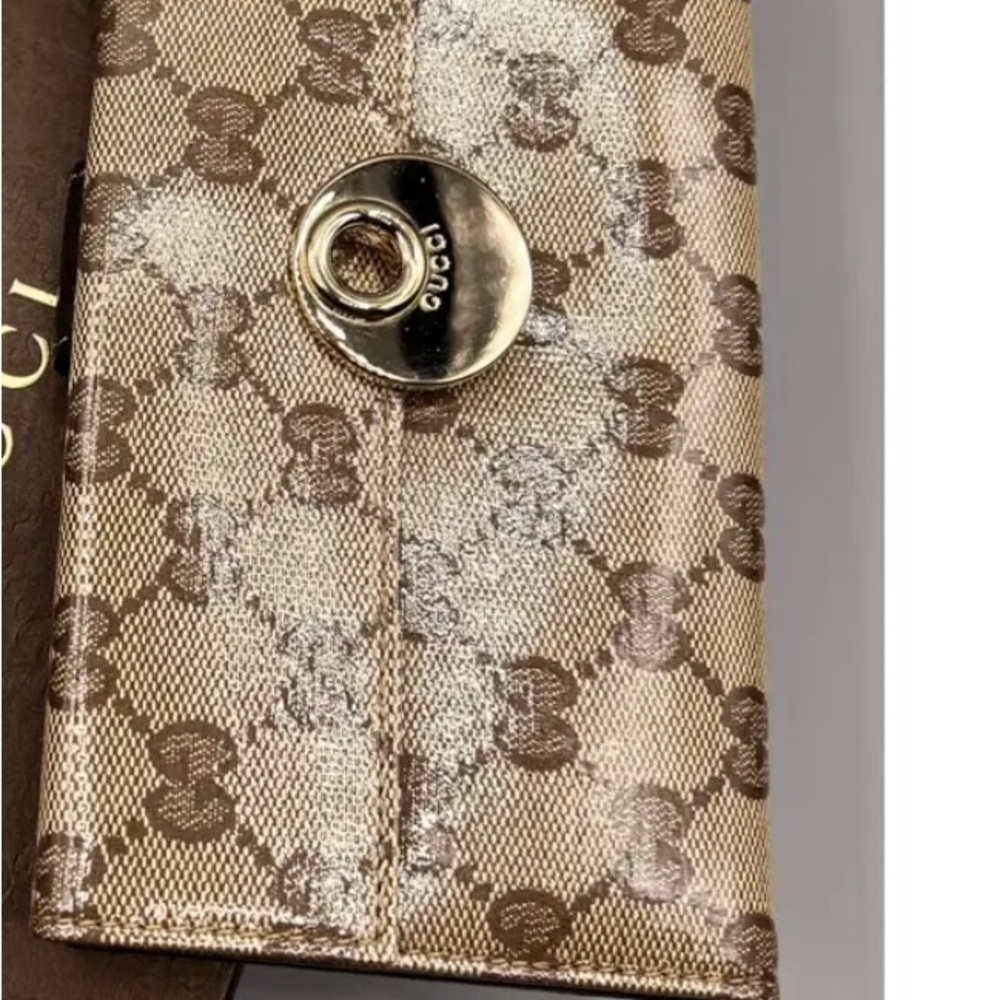 Authentic Vintage Gucci Canvas Eclipse Continenta… - image 6